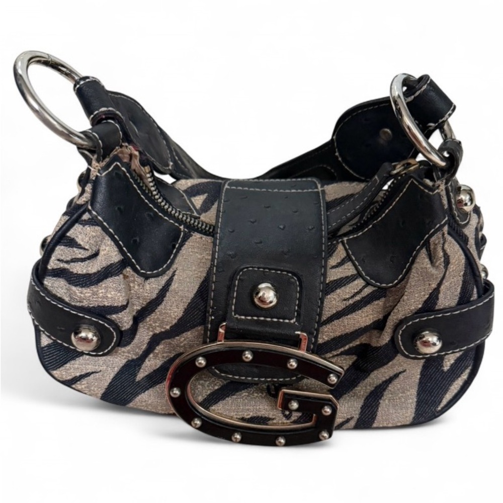 Y2K Zebra Guess Handbag